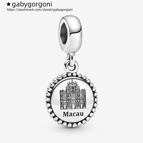 Pandora Macau Ruins of St. Paul's Dangle Charm - Picture 1 of 3